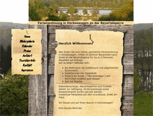 Tablet Screenshot of fewo-hueckeswagen.de